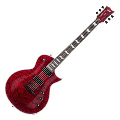 ESP LTD EC-1000 QM Fluence See Thru Black Cherry Elektromos gitár