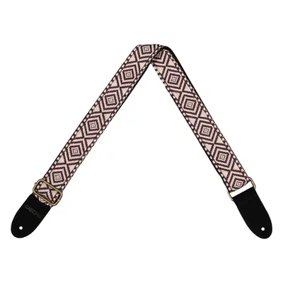 Cascha CUS-JW6 Jacquard Ukulele heveder Ethnic Brown & White