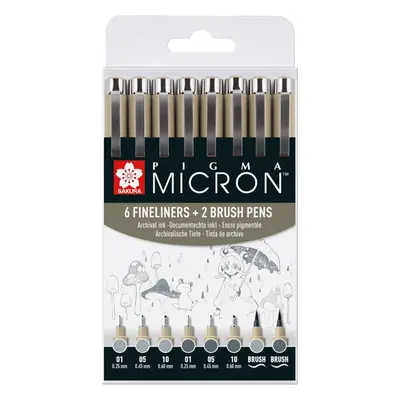 Sakura Pigma Micron Fineliner Műszaki tollak Grey db