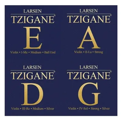 Larsen Tzigane violin SET, E loop end Hegedű húr