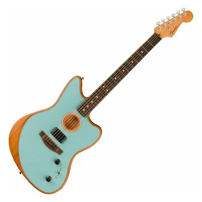 Fender Acoustasonic Player Jazzmaster Ice Blue Elektroakusztikus gitár