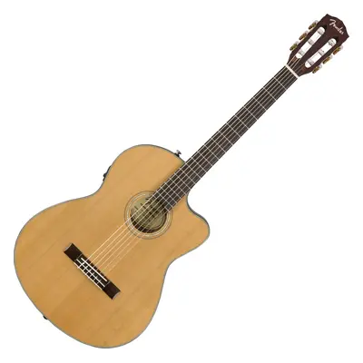 Fender CN-140SCE WN Natural Elektro-klasszikus gitár