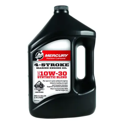 Mercury FourStroke Outboard Engine Oil Synthetic Blend 10W30 L ütemű csónakmotor olaj