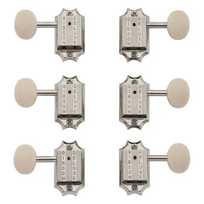 Gibson Deluxe White Button T Set Nickel Gitár hangolókulcs