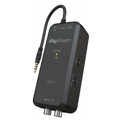 IK Multimedia iRig Stream Solo iOS és Android Audio interfész