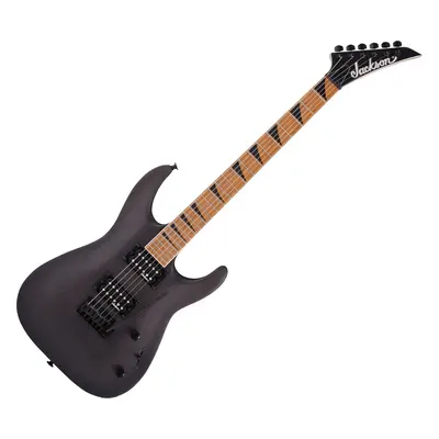 Jackson JS Series Dinky Arch Top JS24 DKAM Caramelized MN Black Satin Elektromos gitár