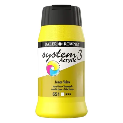 Daler Rowney System3 Akril festék Lemon Yellow ml db