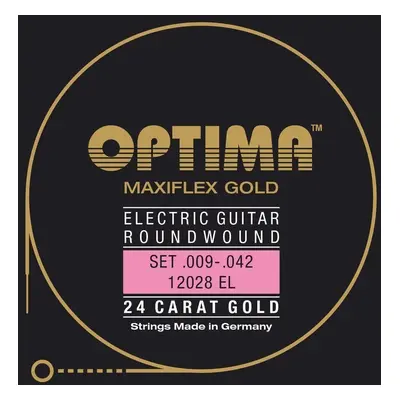 Optima 12028-EL 24K Gold Electrics Maxiflex Elektromos gitárhúrok