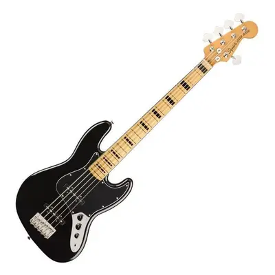 Fender Squier Classic Vibe '70s Jazz Bass V MN Black Elektromos basszusgitár