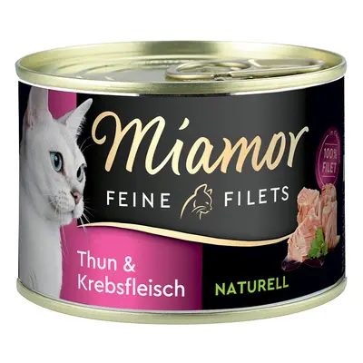 Miamor Naturelle finom filék 6 x 156 g - Tonhal & rákhús