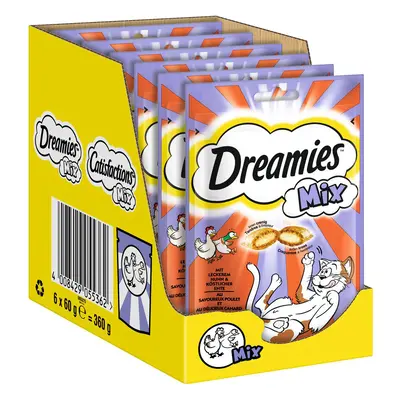 2x60g Dreamies Mix macskacsemege jutalomfalat macskáknak