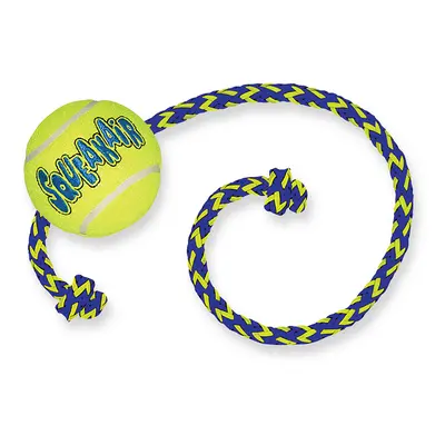 KONG SqueakAir Ball kötéllel kutyajáték M/L méret