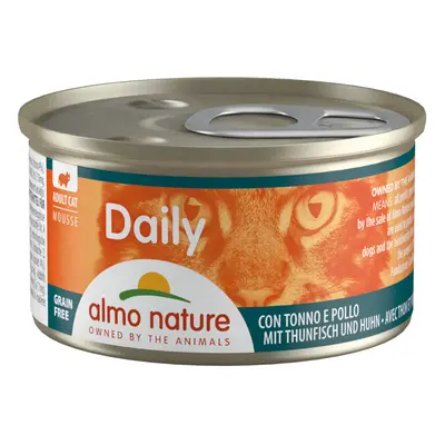 6x85g Almo Nature Daily Menu - Csirke & tonhal mousse