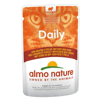 6x70g Almo Nature Daily Menu nedves macskatáp-Kacsa & csirke