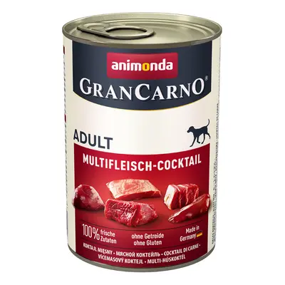 6x400g animonda GranCarno Original Adult multi-húskoktél nedves kutyatáp