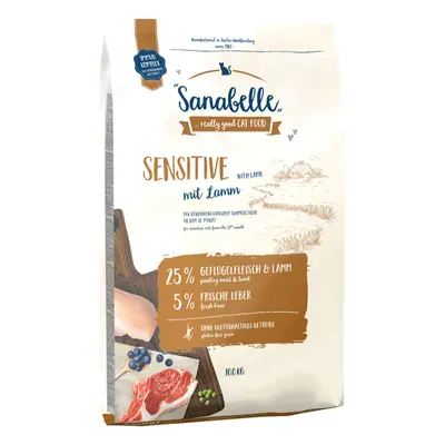 2x10kg Sanabelle Sensitive bárány száraz macskatáp