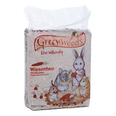 Greenwoods préri széna gazdaságos csomagban 3 kg - Sárgarépa 3 x 1 kg