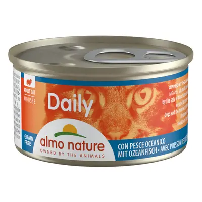 6x85g Almo Nature Daily Menu - Óceáni hal mousse