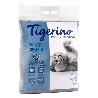 12kg Tigerino Performance Zeolite Control macskaalom - babapúder illatú