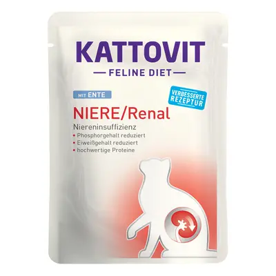 24x85g Kattovit Renal tasakos nedves macskatáp- Kacsa