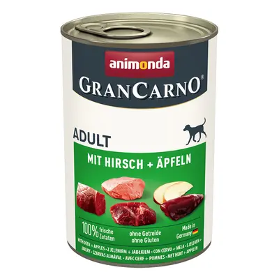 24x400g animonda GranCarno Original Adult Szarvas & alma nedves kutyatáp