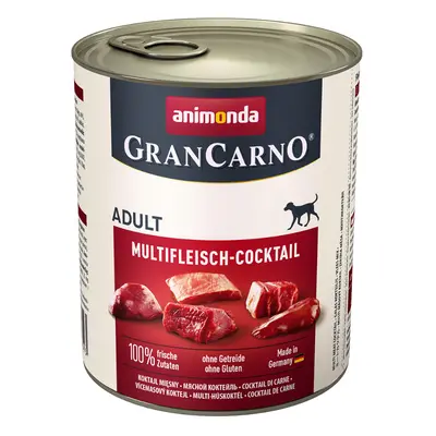 6x800g animonda GranCarno Original Adult multi-húskoktél nedves kutyatáp