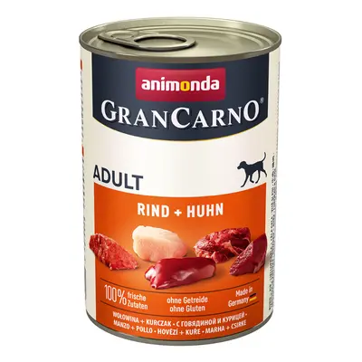 6x400g animonda GranCarno Original Adult marha & csirke nedves kutyatáp