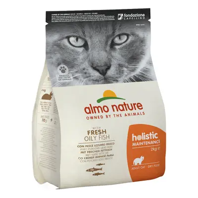 2kg Almo Nature Holistic hal & rizs száraz macskatáp