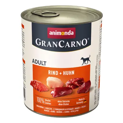 6x800g animonda GranCarno Original Adult marha & csirke nedves kutyatáp