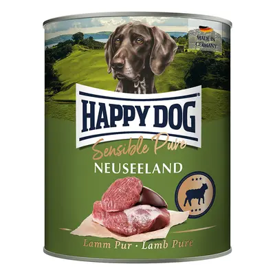 12x800g Happy Dog Sensible Pure nedves kutyaeledel- Neuseeland (bárány pur)