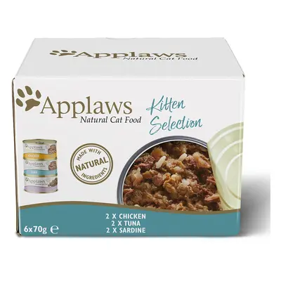 24x70g Applaws aszpikban Kitten vegyes csomag nedves macskatáp