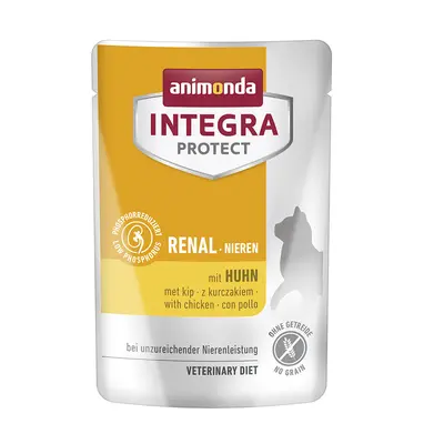 24x85g Animonda Integra Protect Adult Renal csirke nedves macskatáp