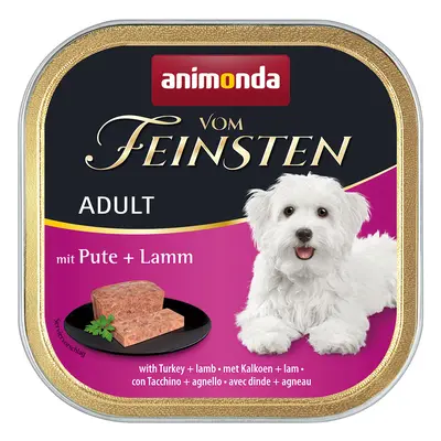 24x150g animonda vom Feinsten Adult pulyka & bárány nedves kutyatáp