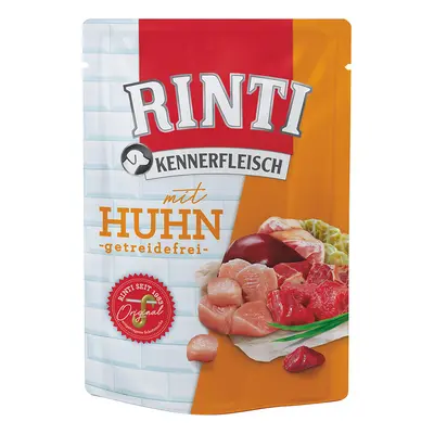 20x400g RINTI Kennerfleisch tasakos csirke nedves kutyaeledel