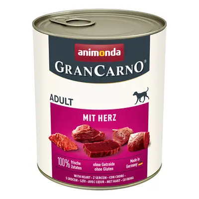 24x800g animonda GranCarno Original Adult szív nedves kutyatáp