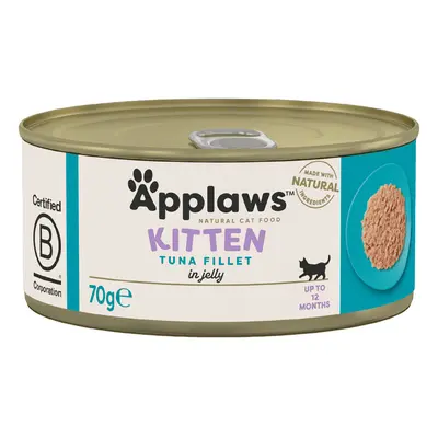 Applaws macskaeledel aszpikban 24x70g - Kitten: tonhal