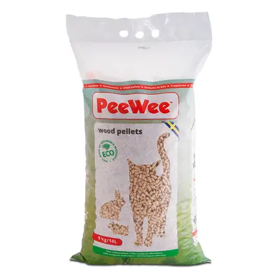 Kiegészítő termék: 9kg PeeWee Wood Pellets macskaalom