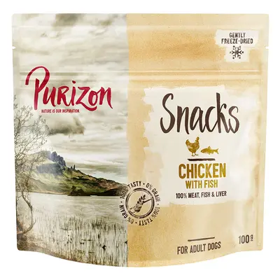 3x100g Purizon gabonamentes kutyasnack- Csirke hallal