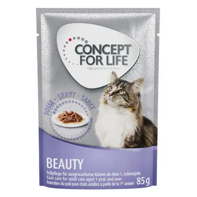 12x85g Concept for Life Beauty nedves macskatáp szószban