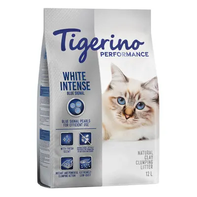 12l Tigerino Performance White Intense Blue Signal macskaalom - friss illattal