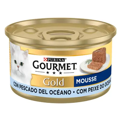 48x85g Gourmet Gold Paté nedves macskatáp-Óceáni hal