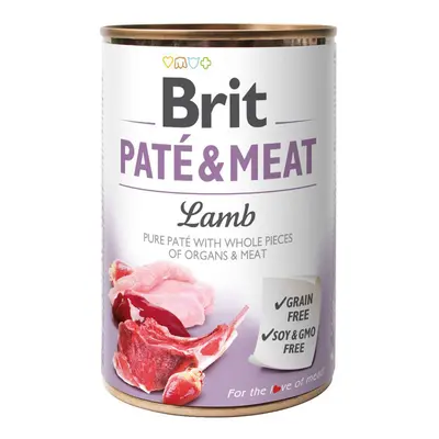 6x400g Brit Brit Paté & Meat nedves kutyatáp - Bárány