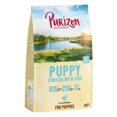 400g Purizon Puppy csirke & hal száraz kutyatáp új receptúrával