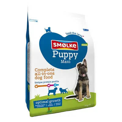 Smølke Puppy Maxi Optimális növekedés - Dupla csomag: 2 x 3 kg