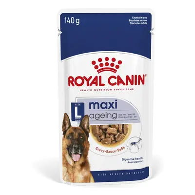 10x140g Royal Canin Maxi Ageing szószban nedves kutyatáp