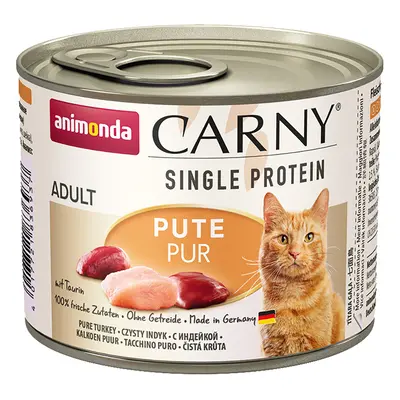 6x200g Animonda Carny Single Protein Adult nedves macskatáp- Pulyka pur