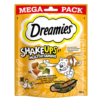 4x165g Dreamies Shakeups Szárnyaspiknik multivitamin snack macskáknak