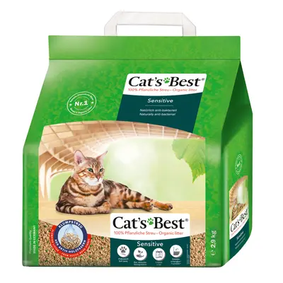 8 l (kb. 2,9 kg) Cat´s Best Sensitive macskaalom