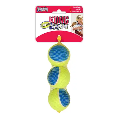 KONG Ultra SqueakAir Ball kutyajáték - 3 labda szettben