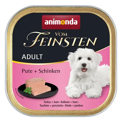 6x150g animonda vom Feinsten Adult gabonamentes nedves kutyatáp- Pulyka & sonka